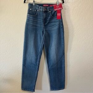 SPANX Women's Straight Leg Jeans - Blue